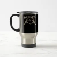 Love Skeleton Hand Classic Look Travel Mug