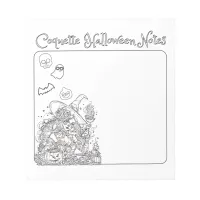 Coquette Halloween Notes! Notepad