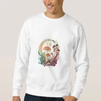 Aesthetic Goblincore And Cottagecore Mushroom Meme Sweatshirt