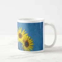 Sunflowers Abstract Coffee Mug