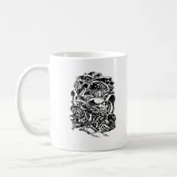 Cottagecore Aesthetic Frog Mushroom Goblincore Art Coffee Mug