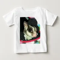 Sugar Glider Wearing a Hat Baby T-Shirt