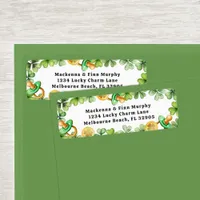 Lucky Charm Baby Shower Address Label