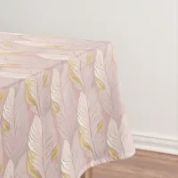 Pink Gold Christmas Pattern#29 ID1009 Tablecloth