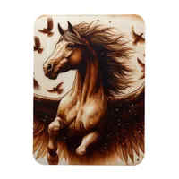 Pegaus Sepia with Birds Magnet