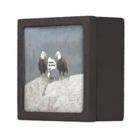 Funny Eagles and Seagull Jewelry Box