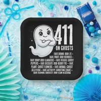 Funny Punny The 411 on Ghosts Paper Plates