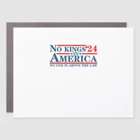 No Kings In America Retro Classic Car Magnet