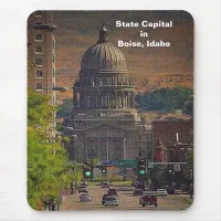 State Capital  in Boise, Idaho Mouse Pad