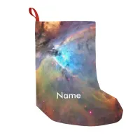 Orion Nebula Space Galaxy Small Christmas Stocking