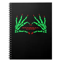 Skeleton Hands - Funny Halloween Notebook
