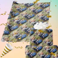 Cute Boy Your Photo Pattern Glossy Wrapping Paper