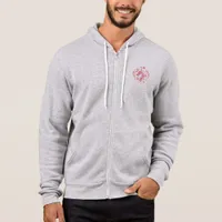 Unicorn in Pink and Orange Hoodie