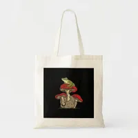 Frog  Mushroom Cottagecore Classic Tote Bag