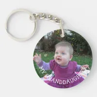 My Granddaughter Photo gift Keychain