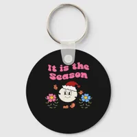 It Is The Season Christmas Keychain