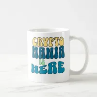 Crypto Mania Retro Blue Mug