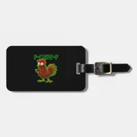 F-Caw-F Chicken Classic Retro Graphic Luggage Tag