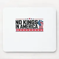 No Kings In America USA Minimal Clean Mouse Pad