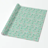 Peppermint Winter Wrapping Paper