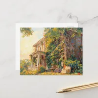 Abandoned House Furniture Included Postcard
