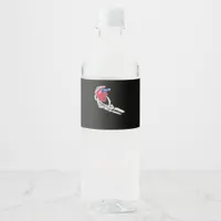 This Is My Heart Skeleton Heart Hands Creative Water Bottle Label