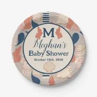 Baby on Board Nautical Baby Shower  Paper Plates