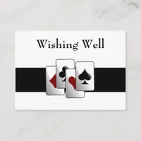 Las Vegas Wedding wishing well cards