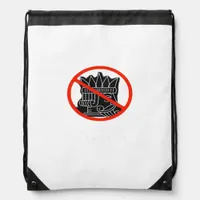 No Kings In The USA America Say No King Classic Re Drawstring Bag