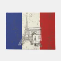 Flag and Symbols of France ID156 Doormat
