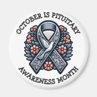 October is Pituitary Awareness Month Magnet