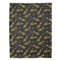 Trumpet Pattern Duvet Cover