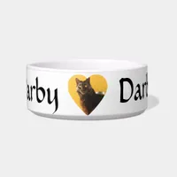 Pet Bowel - Heart Frame and Name Bowl