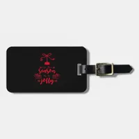 Christmas Calligraphy - Tis The Season Luggage Tag
