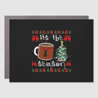 Its The X-Max Season For The Christmas Time Car Magnet