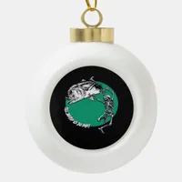 Till Death Us Do Part Classic Ceramic Ball Christmas Ornament