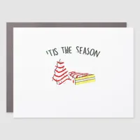 The Season Christmas Tree  Car Magnet