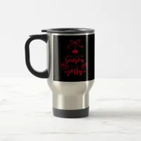 Christmas Calligraphy - Tis The Season Travel Mug