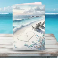 Happy Valentine's Day | Romantic Coastal Card