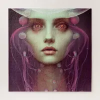 Jellyfish Woman  Jigsaw Puzzle