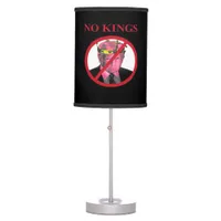 No Kings Anti Creative Graphic Style Table Lamp