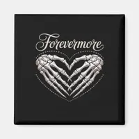 More Skeleton Hands Heart Gothic Halloween Magnet