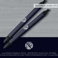 Custom Navy Blue Logo Promotional Pen