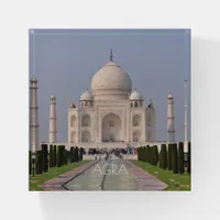 Agra, India The Taj Mahal ID606 Paperweight