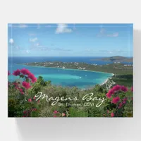 Magens Bay St. Thomas, USVI Tropical Beach Photo Paperweight
