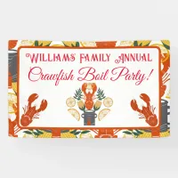 Crawfish Boil Party–Summer Seafood Cookout Banner