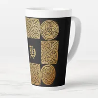 Personalized Celtic Knotwork Cross  Latte Mug