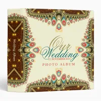 Exotic Bohemian Sparkle Wedding Album Binder