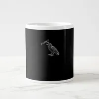 Crow F-Caw-F Funny Vintage Graphic Giant Coffee Mug