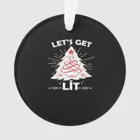 Let's Get Lit - White Essential Ornament